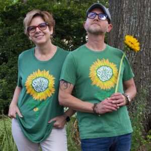 Goldpetal Farms Sunflower Fields Forever T-shirt